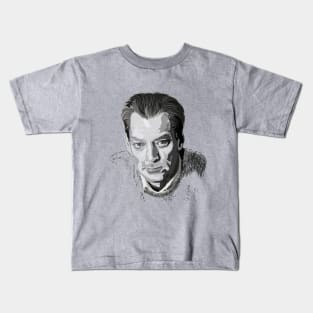 Portrait of Paul Auster Kids T-Shirt